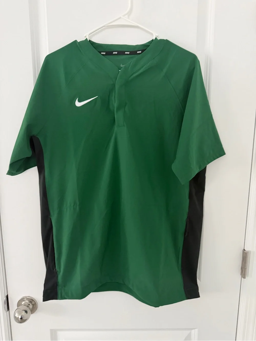 Nike Men's Green/Black Vapor Select Baseball Jersey Shirt Medium NWT DO9175-341